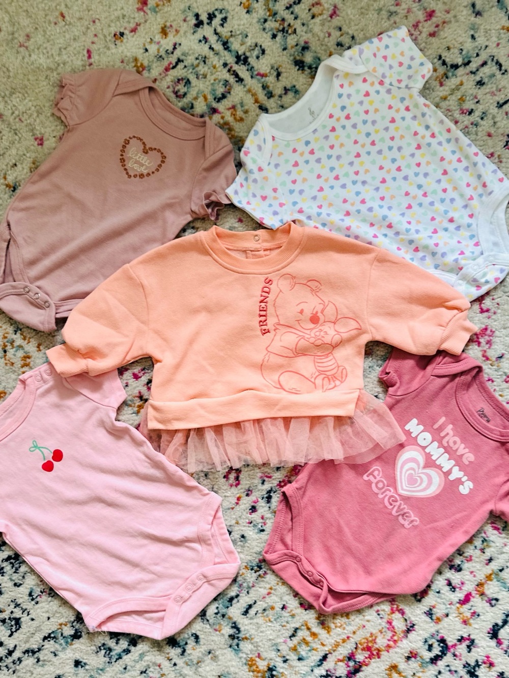 Disney Winnie the Pooh Tutu Baby Sweatshirt bundle 0-9 months baby clothes